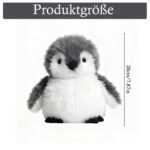 JcvPot Pinguin Kuscheltier, Weiches Stofftier Für Kinder Und Babys, Kuscheltier Pinguin Plüschtier 20 cm, Plüschtier – Bild 7