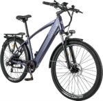 27M204 E-Bike, Elektrofahrrad 27.5'' Trekkingrad E-Cityrad mit 36V 13Ah Lithium-Akku für Lange Reichweite bis 100KM, 250W Motor, EU-konformes mit App
