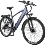 27M204 E-Bike, Elektrofahrrad 27.5'' Trekkingrad E-Cityrad mit 36V 13Ah Lithium-Akku für Lange Reichweite bis 100KM, 250W Motor, EU-konformes mit App