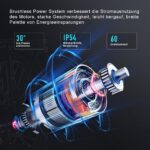 27M204 E-Bike, Elektrofahrrad 27.5'' Trekkingrad E-Cityrad mit 36V 13Ah Lithium-Akku für Lange Reichweite bis 100KM, 250W Motor, EU-konformes mit App