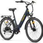 Eleglide T2 E Bike, 27,5" Trekkingrad E-Bike Herren Damen mit Hydraulische Scheibenbremsen, 36V 13Ah Akku,100km Reichweite, Elektrofahrrad mit 7-Gang-Getriebe, Pedelec Citybike EBike für Erwachsene
