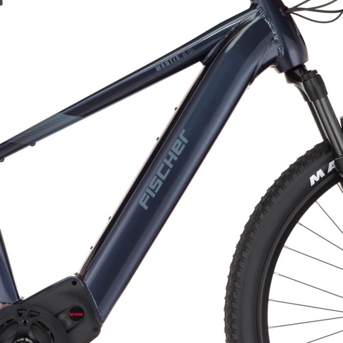 Fischer E-Bike MTB Montis 8.0i Ultimate Elektrofahrrad für Damen und Herren, RH 43, Mittelmotor 90 Nm, 36 V Akku