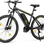 Touroll U1 E-Bikes, 26/29 Zoll E Bike Herren Damen mit Abnehmbarer 36V 13Ah Akku, 250W Motor MTB, E-Mountainbike mit 21 Gang, Elektrofahrrad Reichweite über 65KM, CST Off-Road-Reifen