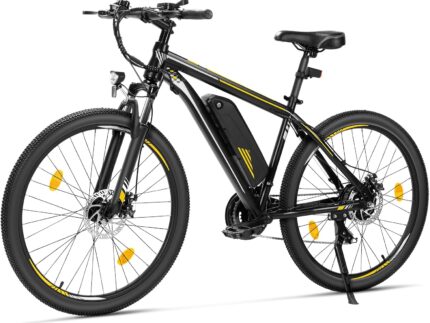 Touroll U1 E-Bikes, 26/29 Zoll E Bike Herren Damen mit Abnehmbarer 36V 13Ah Akku, 250W Motor MTB, E-Mountainbike mit 21 Gang, Elektrofahrrad Reichweite über 65KM, CST Off-Road-Reifen