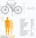 Touroll U1 E-Bikes, 26/29 Zoll E Bike Herren Damen mit Abnehmbarer 36V 13Ah Akku, 250W Motor MTB, E-Mountainbike mit 21 Gang, Elektrofahrrad Reichweite über 65KM, CST Off-Road-Reifen