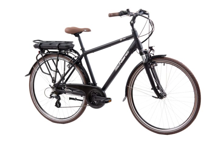 F.LLI Schiano E-Ride, E Bike Trekking 28 Zoll, 36V 10.4Ah Abnehmbarer Akku, Motor 250W 40Nm, Trekking EBike für Herren