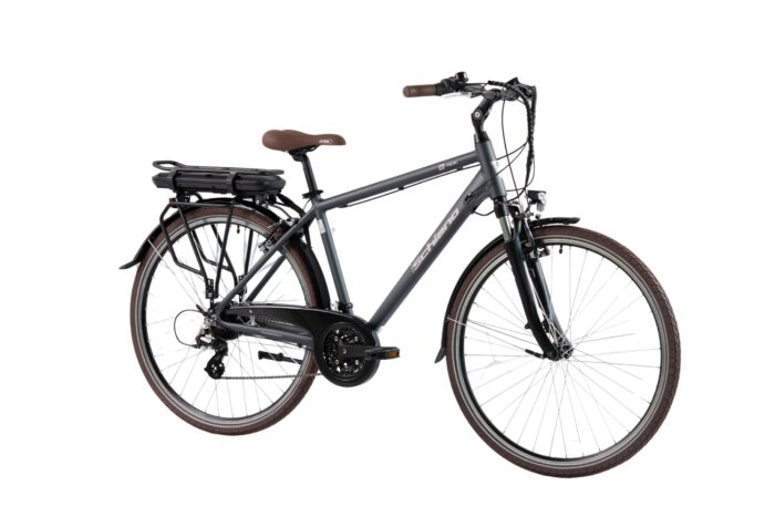F.LLI Schiano E-Ride, E Bike Trekking 28 Zoll, 36V 10.4Ah Abnehmbarer Akku, Motor 250W 40Nm, Trekking EBike für Herren