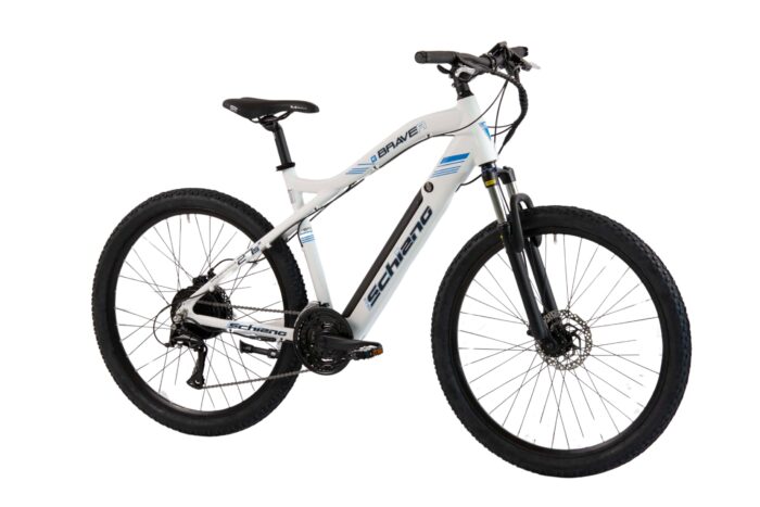 F.LLI Schiano Braver, E Bike Mountainbike, 27.5 Zoll, 36V 11.6Ah Abnehmbarer Akku, Motor 250W 50Nm, MTB Ebike für Herren und Damen