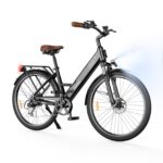 Finbike E Bike für Erwachsene, 7-Gang Elektrofahrräder mit Abnehmbar 7.8/13Ah Akku, 25 km/h,14/26 Zoll EBike für Herren Damen, Electric Bike mit Ablagen, Autolampen