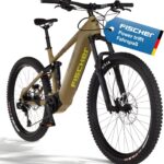 Fischer E-Bike MTB Montis 10.0i Ultimate Elektrofahrrad für Damen und Herren, RH 43, Mittelmotor 90 Nm, 36 V Akku
