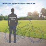 SAXONETTE E Bike 28 Zoll Ebike mit Mittelmotor 250 Watt 90NM, Elektro Fahrrad Erwachsene mit 36V 14.5Ah Akku, 120KM Lange Range, 10 Gäng Pedelec Electric Bike für Damen und Herren/Männer