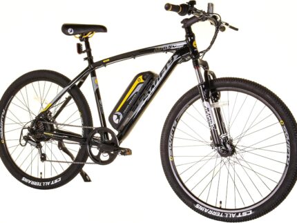 Swifty All Terrain Electric Bike Mountain Ebike - Perfektes Pendlerrad mit 7-Gang Shimano Schaltung und Scheibenbremsen