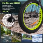 E-Bike Elektrofahrrad für Herren/Damen, 250W 25 km/h E-Mountainbike mit Batterie, Starker Motor, Kettenschaltung, Hydraulische Federgabel Pedelec