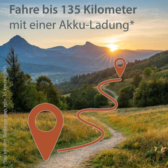 AGON E Bike Mountainbike 27,5 Zoll Alpha | Ebike Herren Damen 24 Gänge Schaltung | 250W Motor 540 Wh 15Ah Elektro MTB Fahrrad mit 15-135 km Reichweite Pedelec 36 V